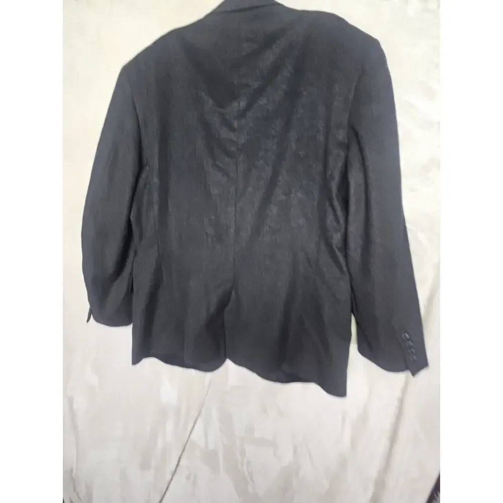 Jos A Bank Men's 100% Cashmere 2-Button Blazer Charcoal Size 46R